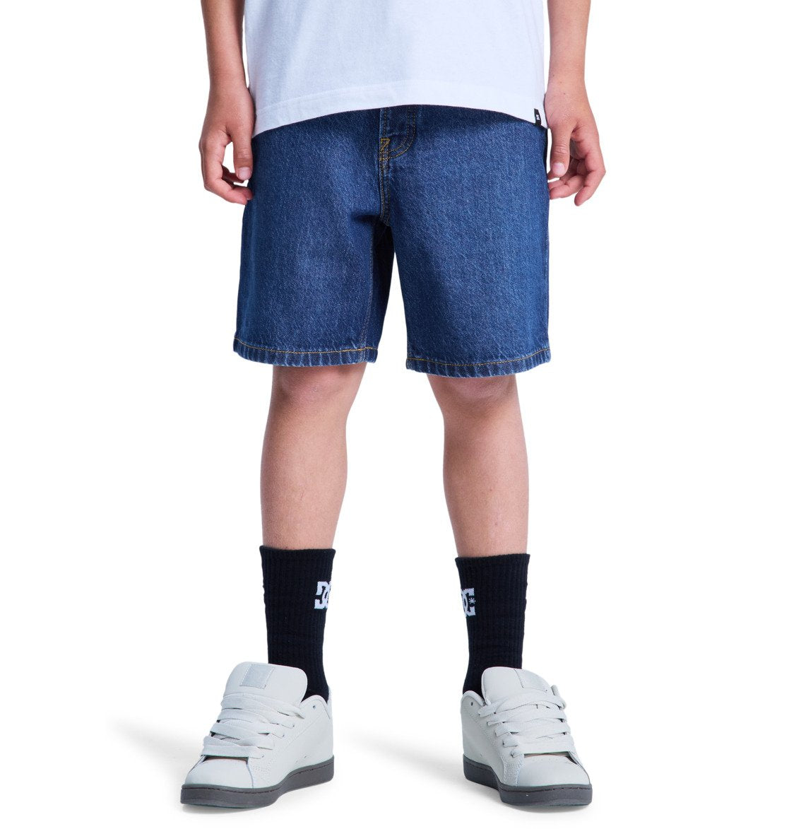 DC Baggy Denim Short Youth Stone Indigo