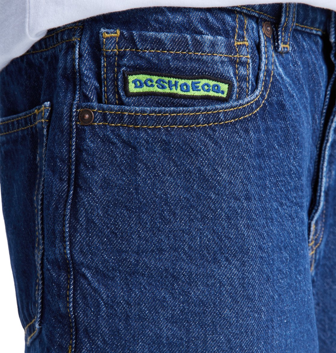 DC Baggy Denim Short Youth Stone Indigo