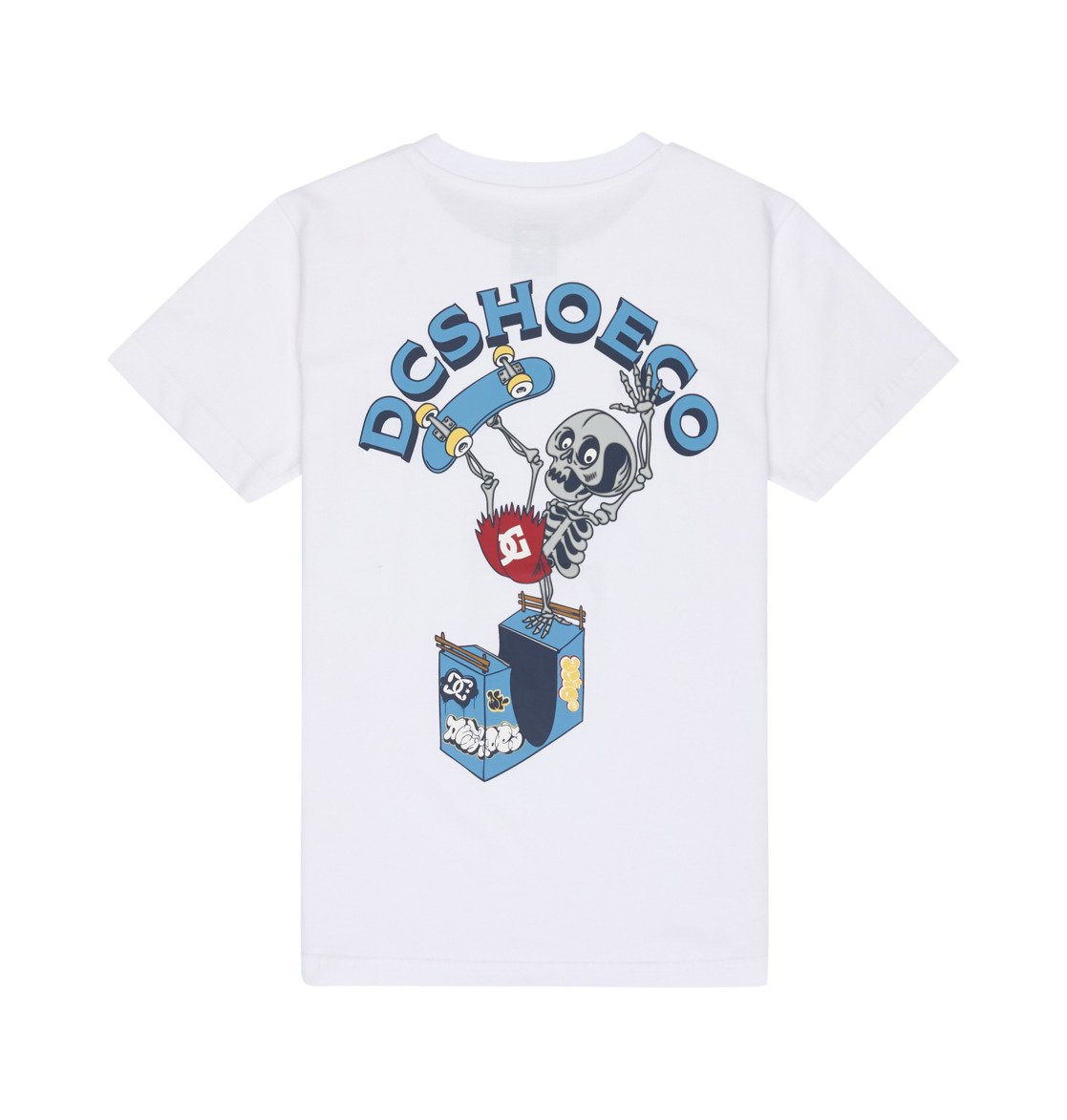 DC Handplant HSS Youth Tee White