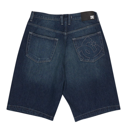 DC Baggy Denim Short Dark Blue