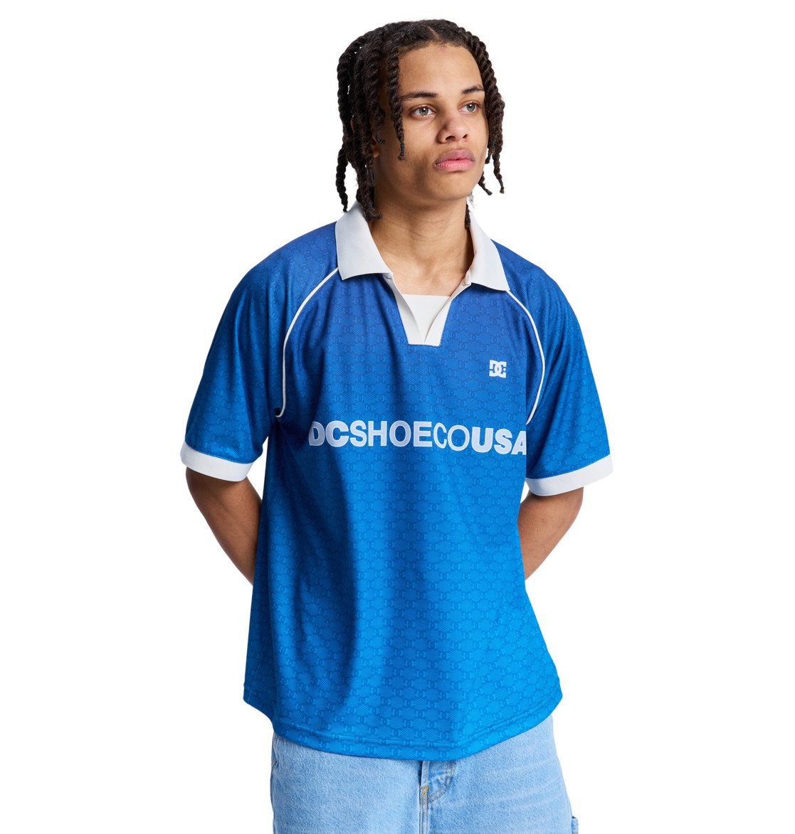 Dc Soccer Top Estate Blue