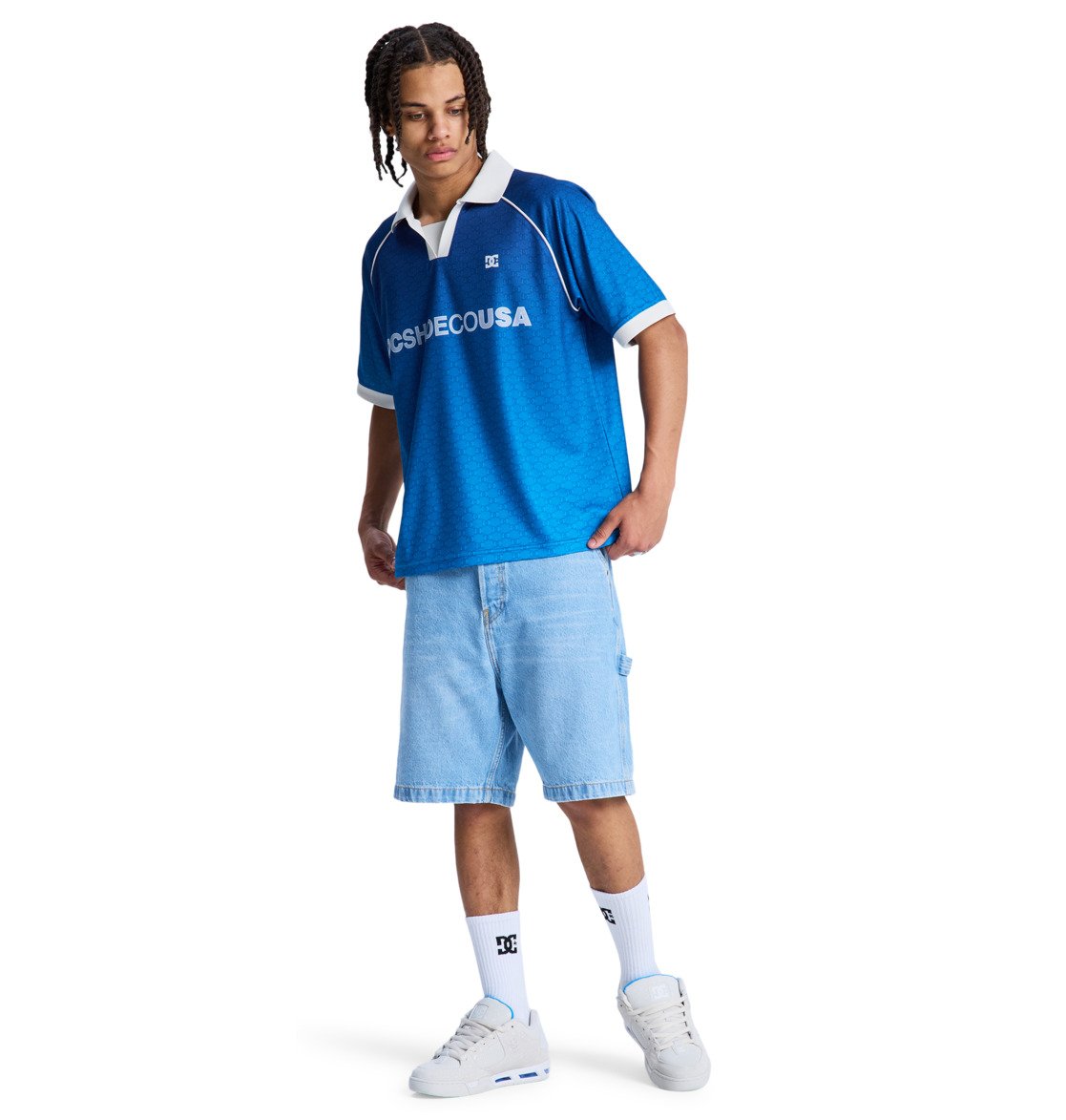 Dc Soccer Top Estate Blue
