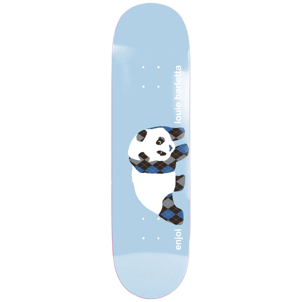 Enjoi Louie Barletta Argyle Panda 8.25 x 32