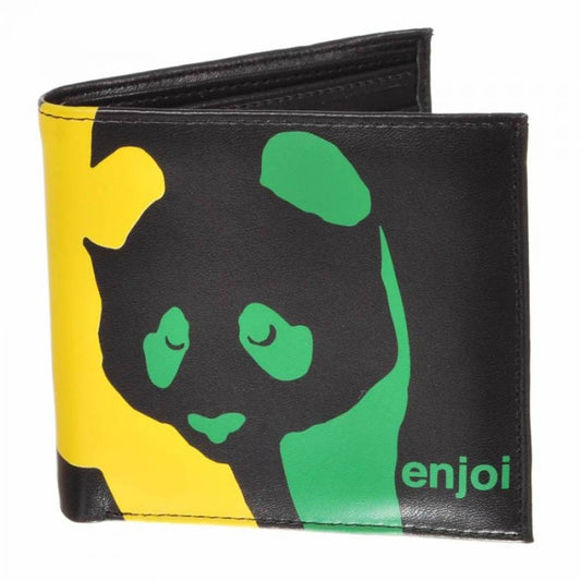 Enjoi Rasta Panda Wallet Black