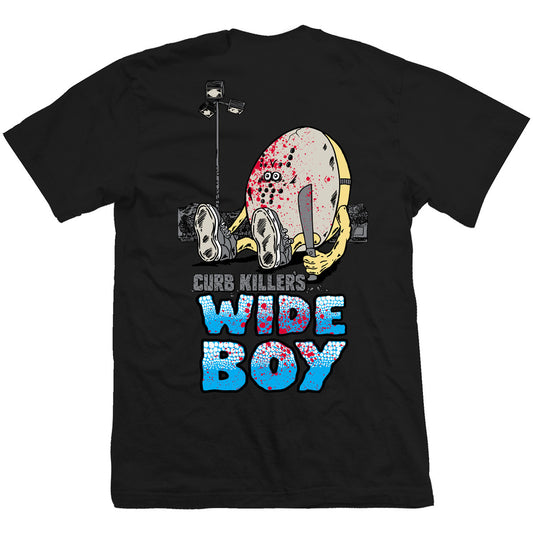 Heroin Curb Killer Wide Boy Egg Tee Black