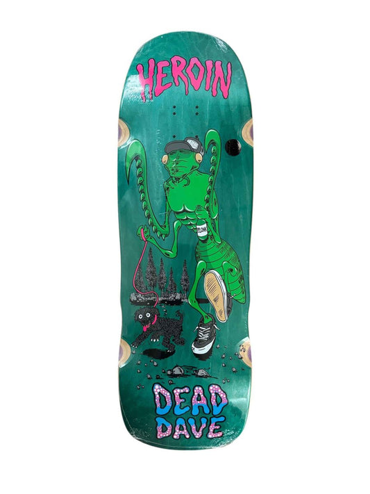 Heroin Dead Dave Bug Skateboard Deck 10.1