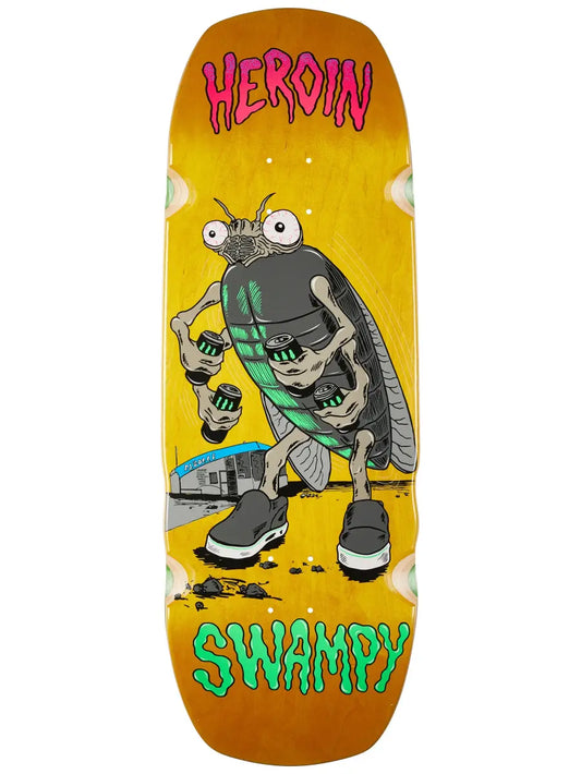 Heroin Swampy Bug Skateboard Deck 10.75