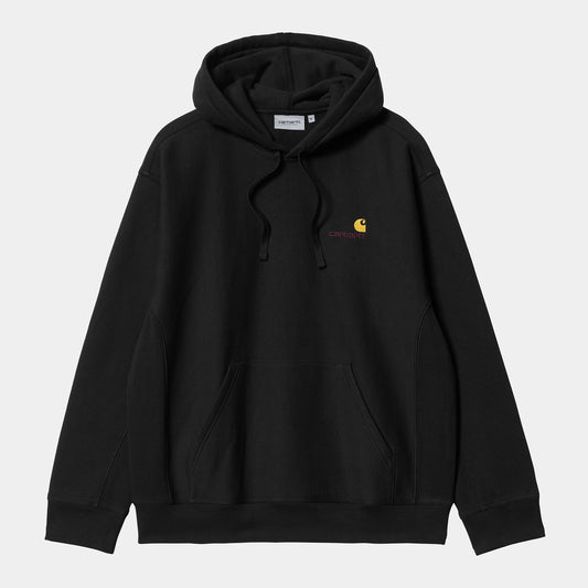 Carhartt Hooded American Script Sweat Black