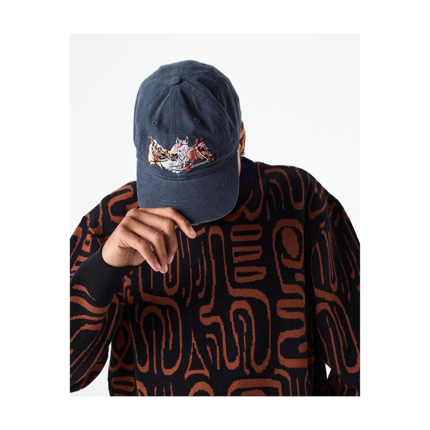 Helas Horses Cap Navy