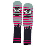 TOY MACHINE SECT EYE STRIPE SOCK SAGE/BLACK