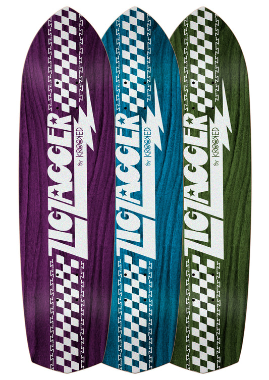 Krooked Zip Zagger Assorted Colors 8.62