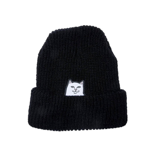 RipNDip Lord Nermal Ribbed Beanie Black