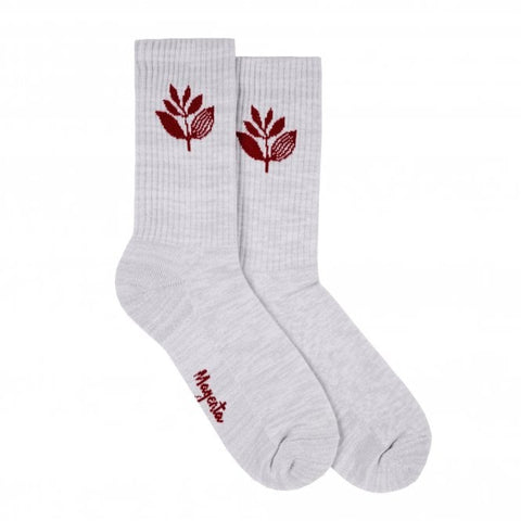 Magenta Plantlife Socks Ash