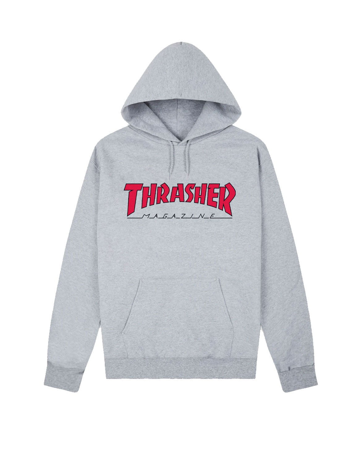 Thrasher Outlined Hood Grey Red