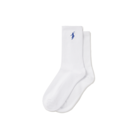 Polar No Comply Socks White/Blue