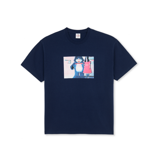 Polar Pink Dress Tee Dark Blue