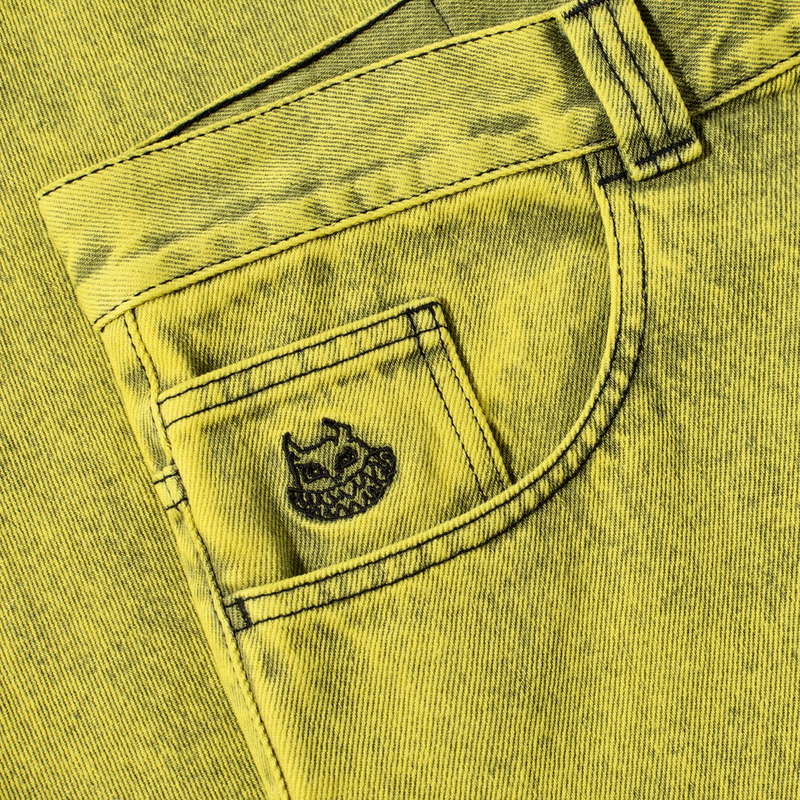 Polar Big Boy Jeans Demon Child Lemon Black