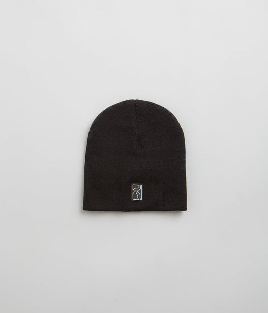 Poetic Skull Beanie Black