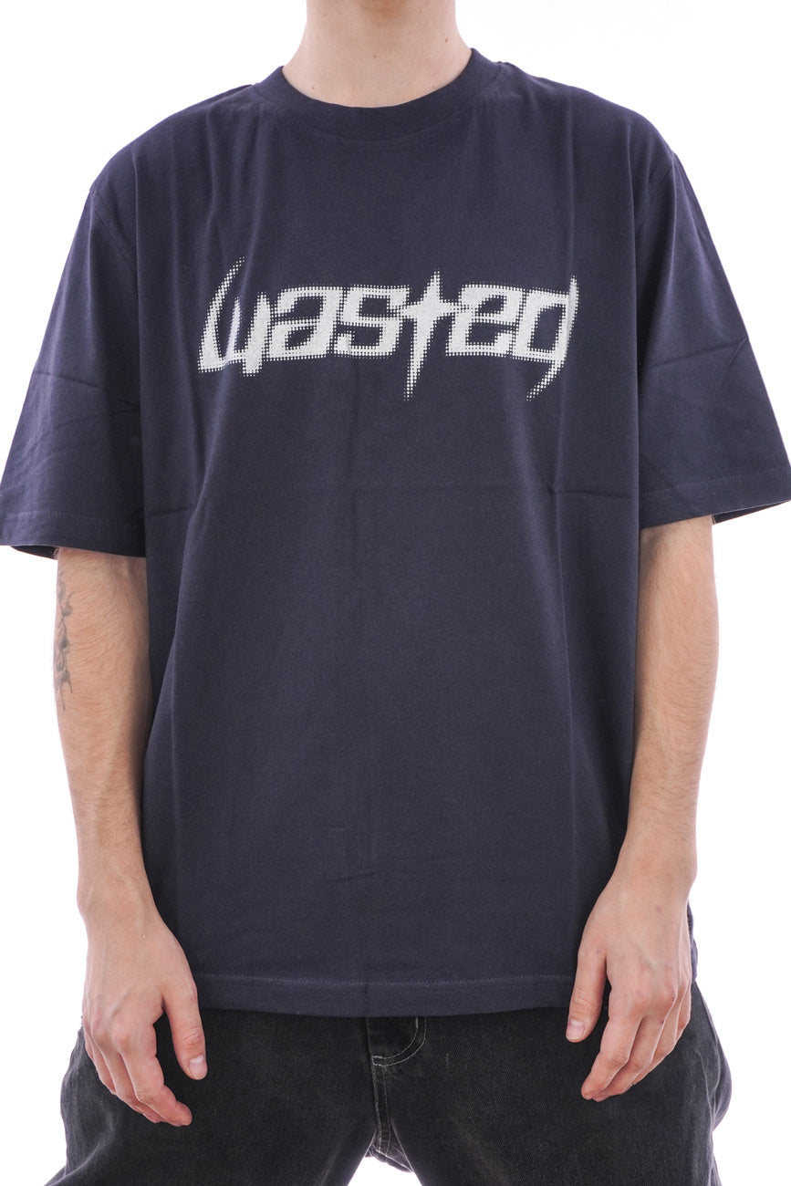 WASTED PARIS Blade T-Shirt - Night Blue