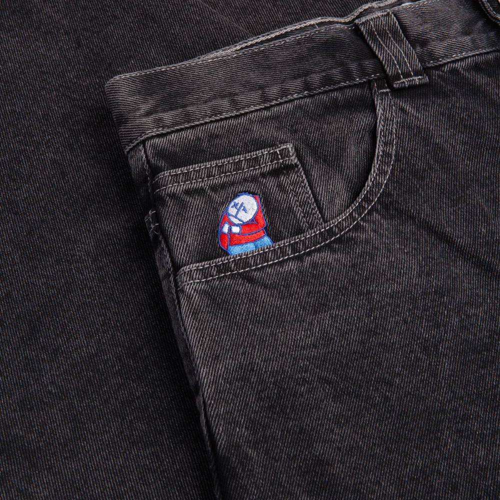 Polar Big Boy Pants OG LOGO (Silver Black)