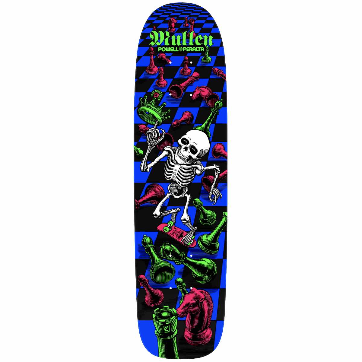 Powell Peralta Bones Brigade Series 14 Rodney Mullen Blacklight 7.4 Inch