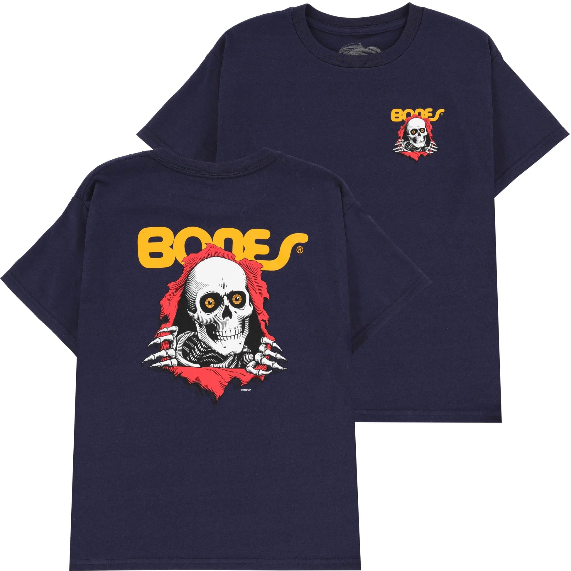 Powell Peralta - Bones Youth Ripper Tee Navy