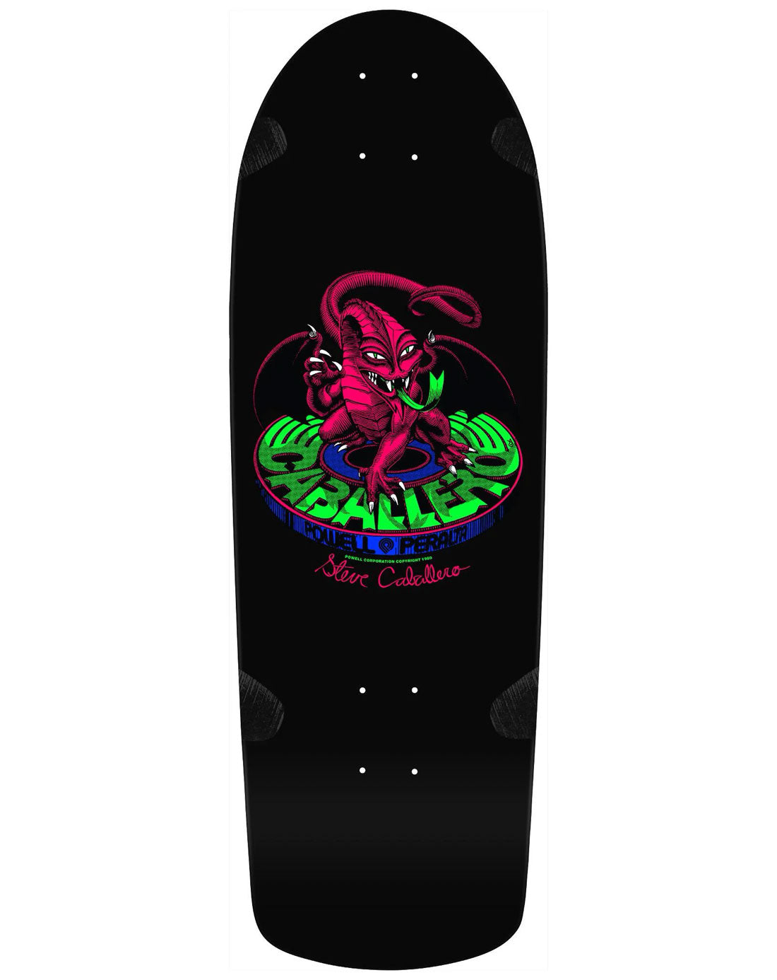 Powell Peralta Bones Brigade Series 14 Steve Caballero Blacklight 10.0 Inch