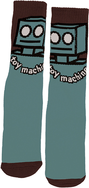 TOY MACHINE ROBOT SOCK SLATE