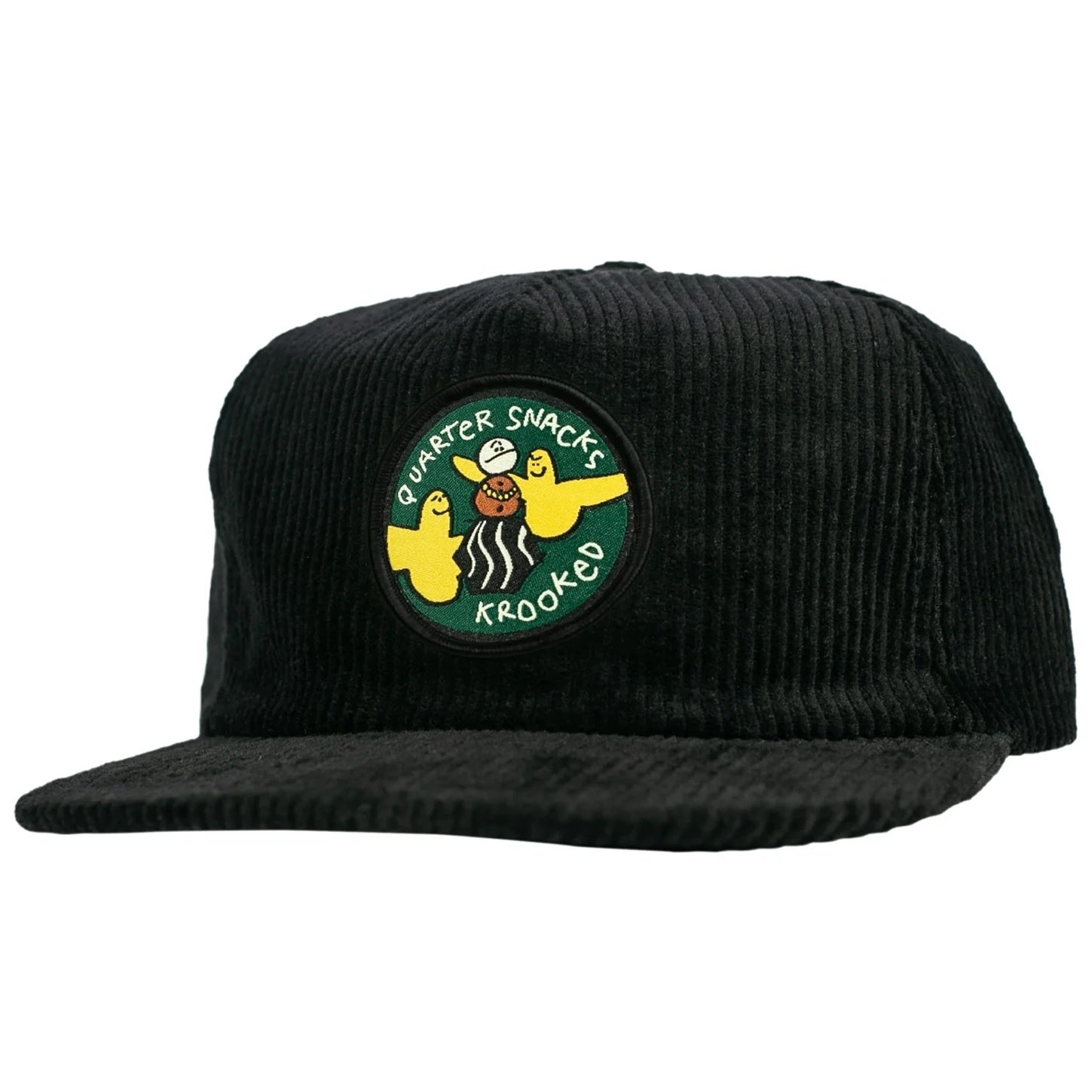 Krooked x Quartersnacks Snackbird Snapback Black