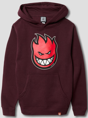 Spitfire Bighead Fill Logo Hood Youth Maroon/Red