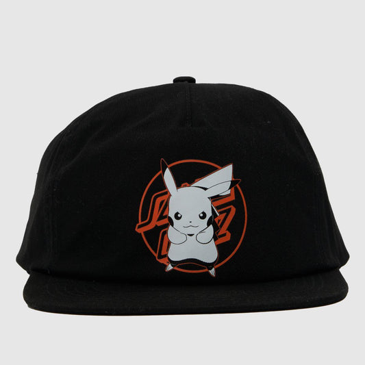 Santa Cruz x Pokemon Pikachu Cap Black