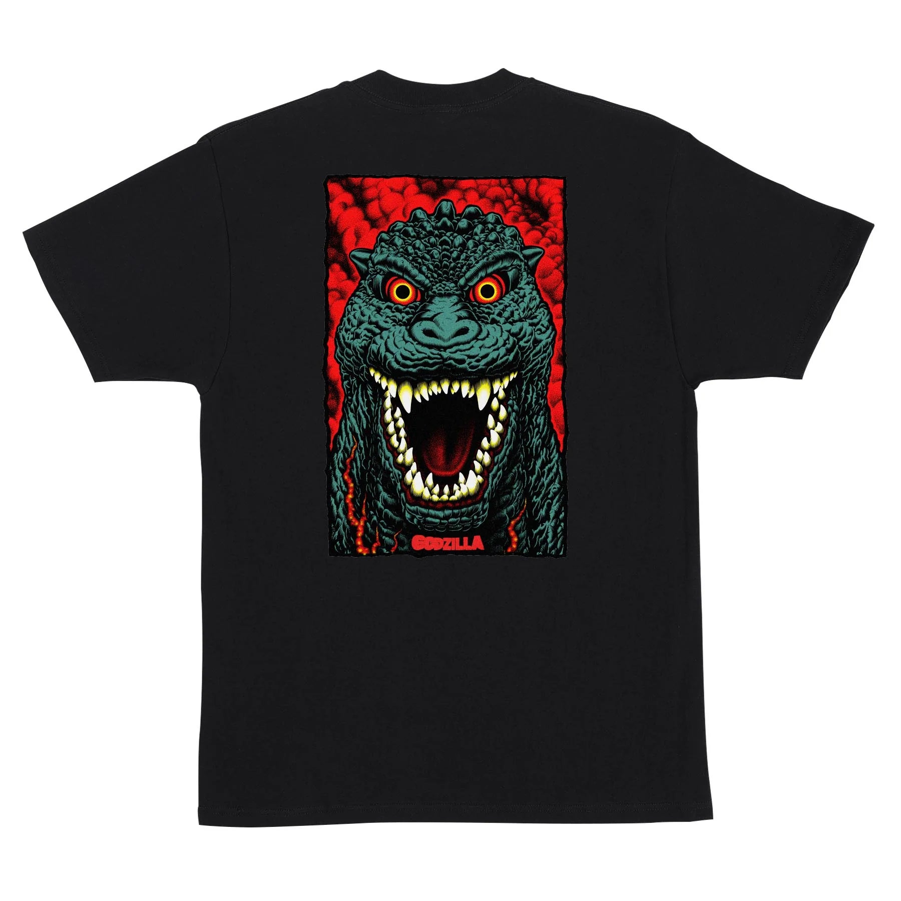 Santa Cruz x Godzilla Destroyer Stripes Tee Black