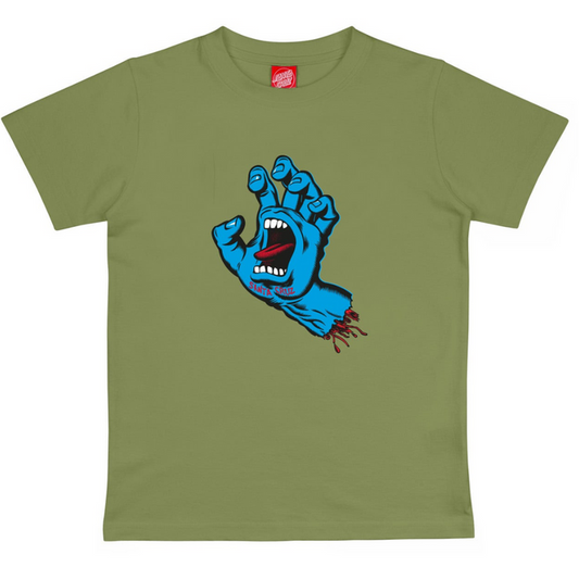 Santa Cruz Youth Screaming Hand Tee Iguana