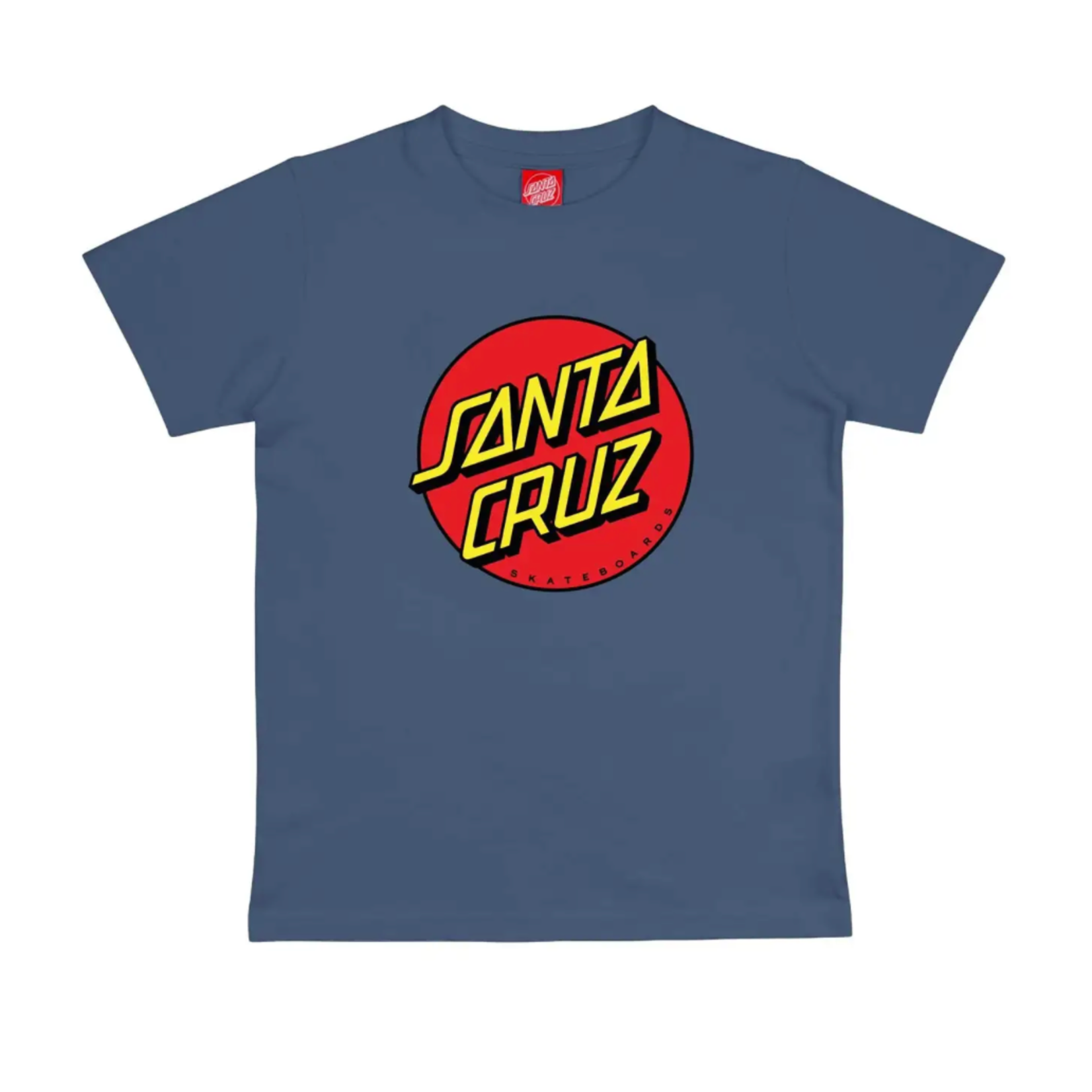 Santa Cruz Youth Dot Tee Blue