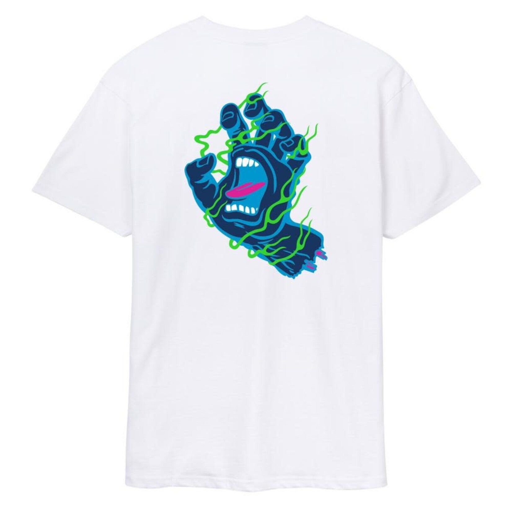 Santa Cruz Inferno Hand Tee White