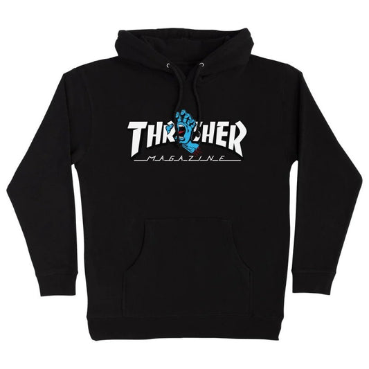 Santa Cruz x Thrasher Screaming Logo Hood Black