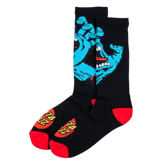 Santa Cruz Screaming Hand Sock Black EU40-EU46