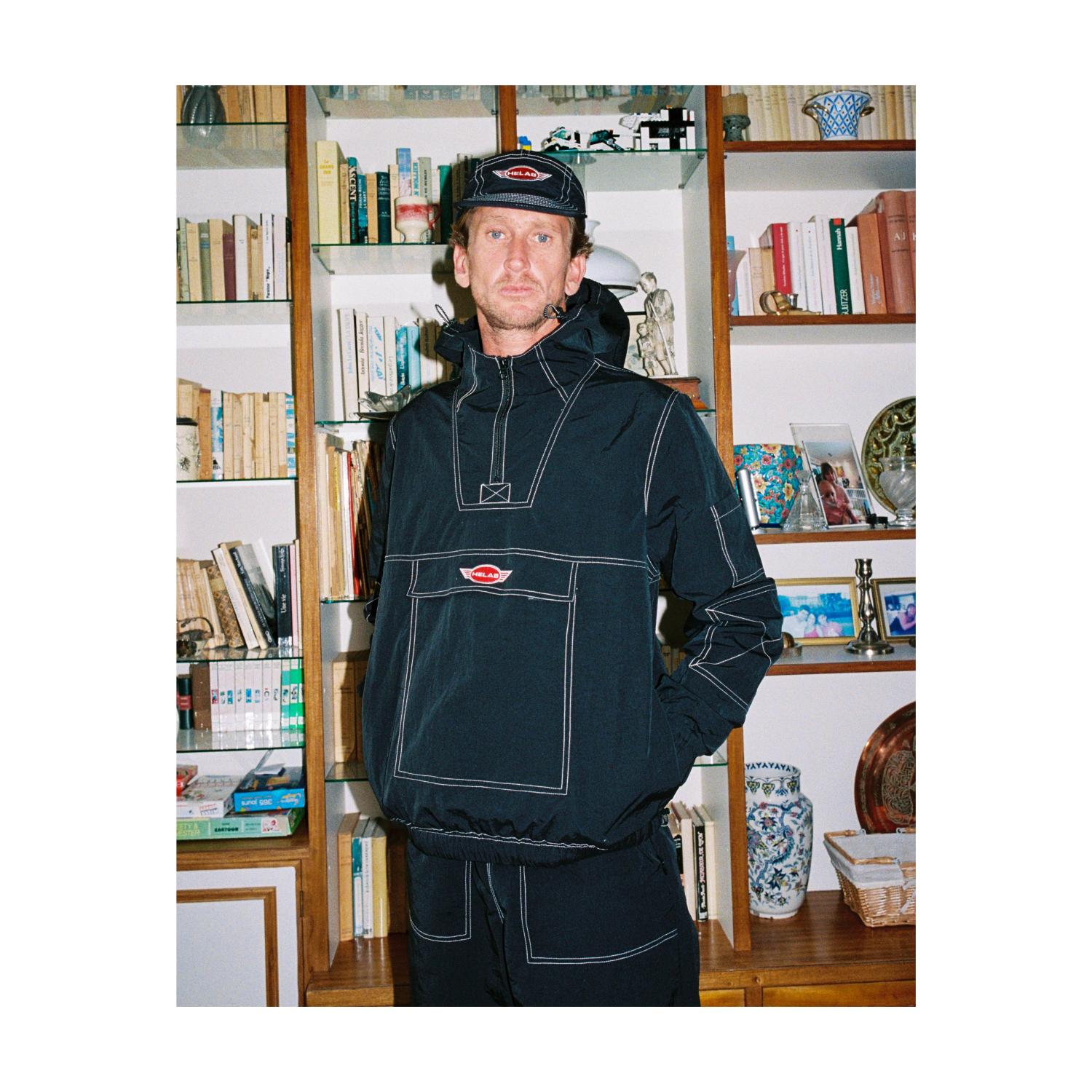 Helas Seams Cap Black