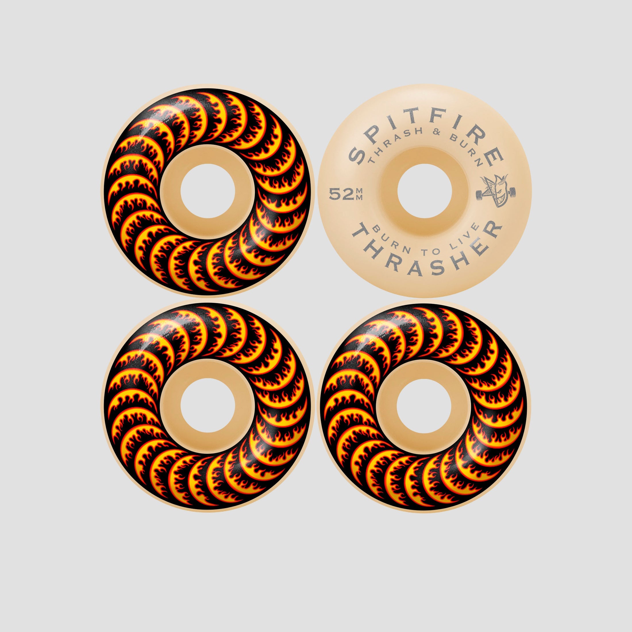 Spitfire F4 99a Thrasher Classics Flame 52mm