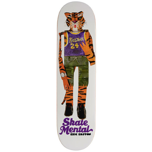 SKATE MENTAL Koston Tiger Deck White - 8.0