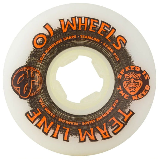 OJ Wheels - Team Line Original White/Black/Orange 55mm 99a