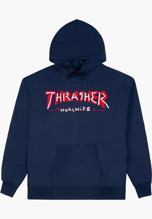 Thrasher Trademark Hood Navy