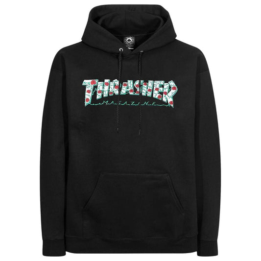 Thrasher Roses Hood Black