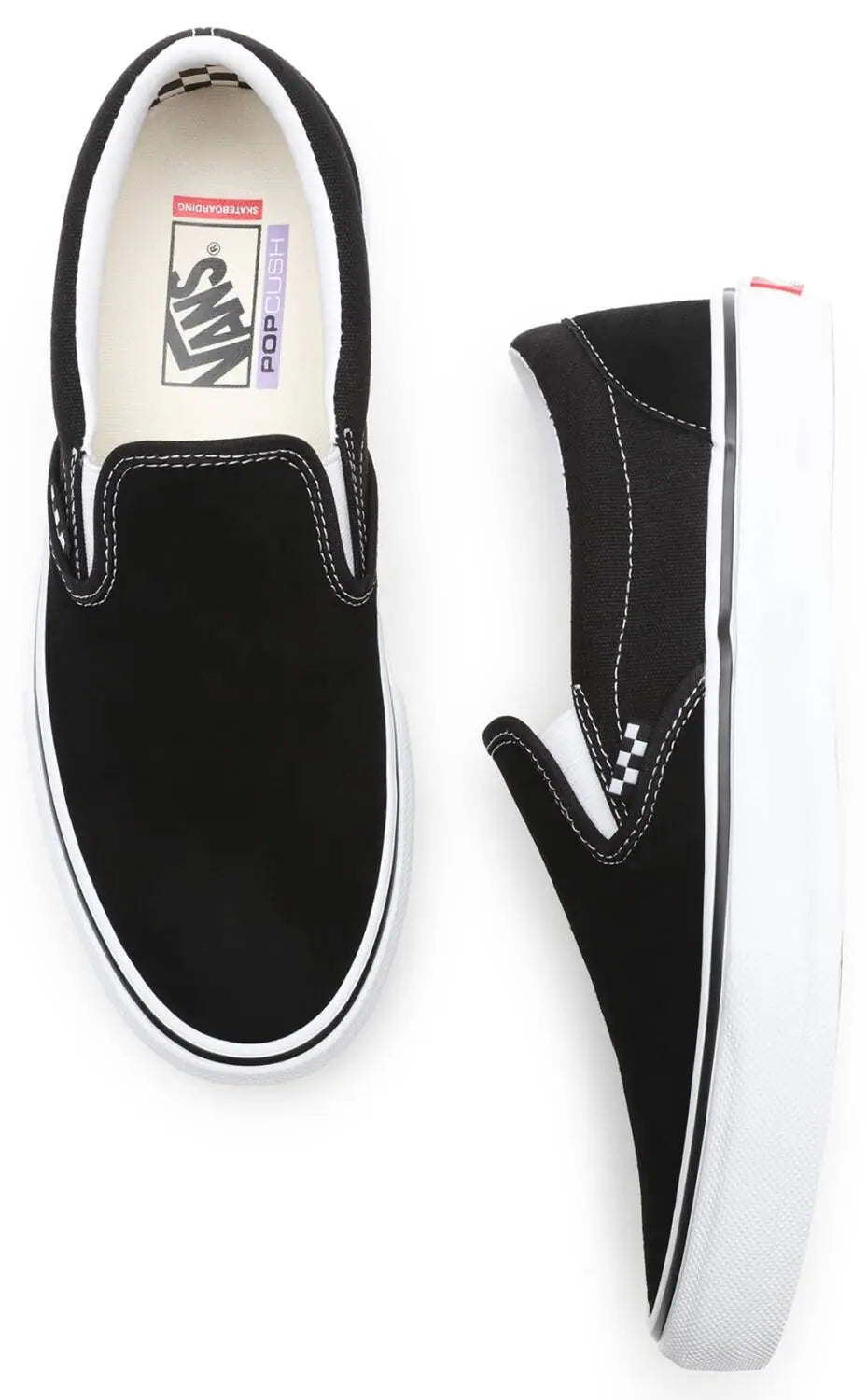 Vans Skate Slip On Black/White