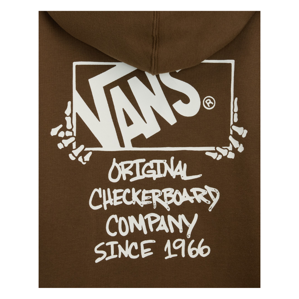 VANS Framework YOUTH PULLOVER ZIP HOODIE BOY Vintage Cocoa