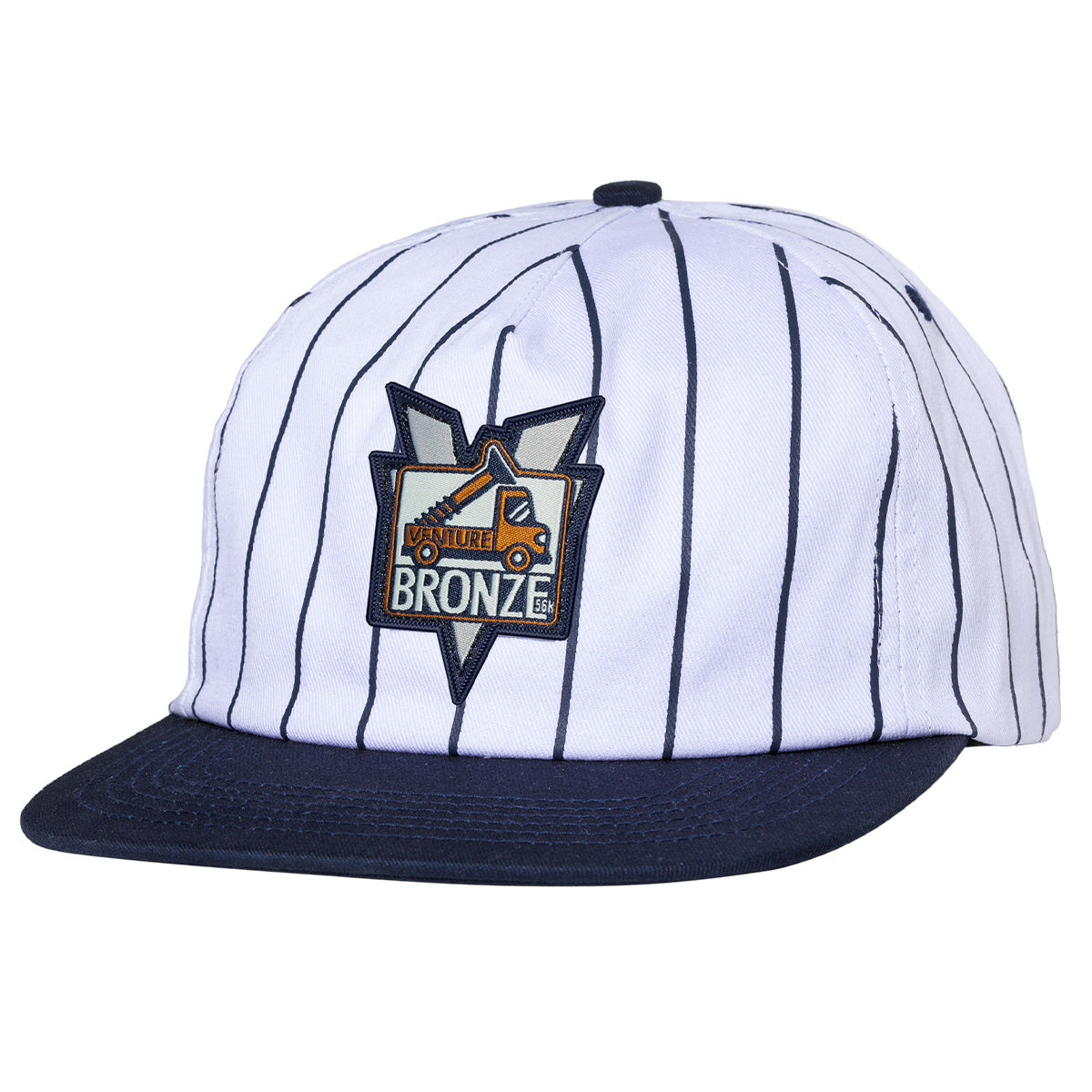 Venture x Bronze X Pickup 5 Panel Cap White/Navy