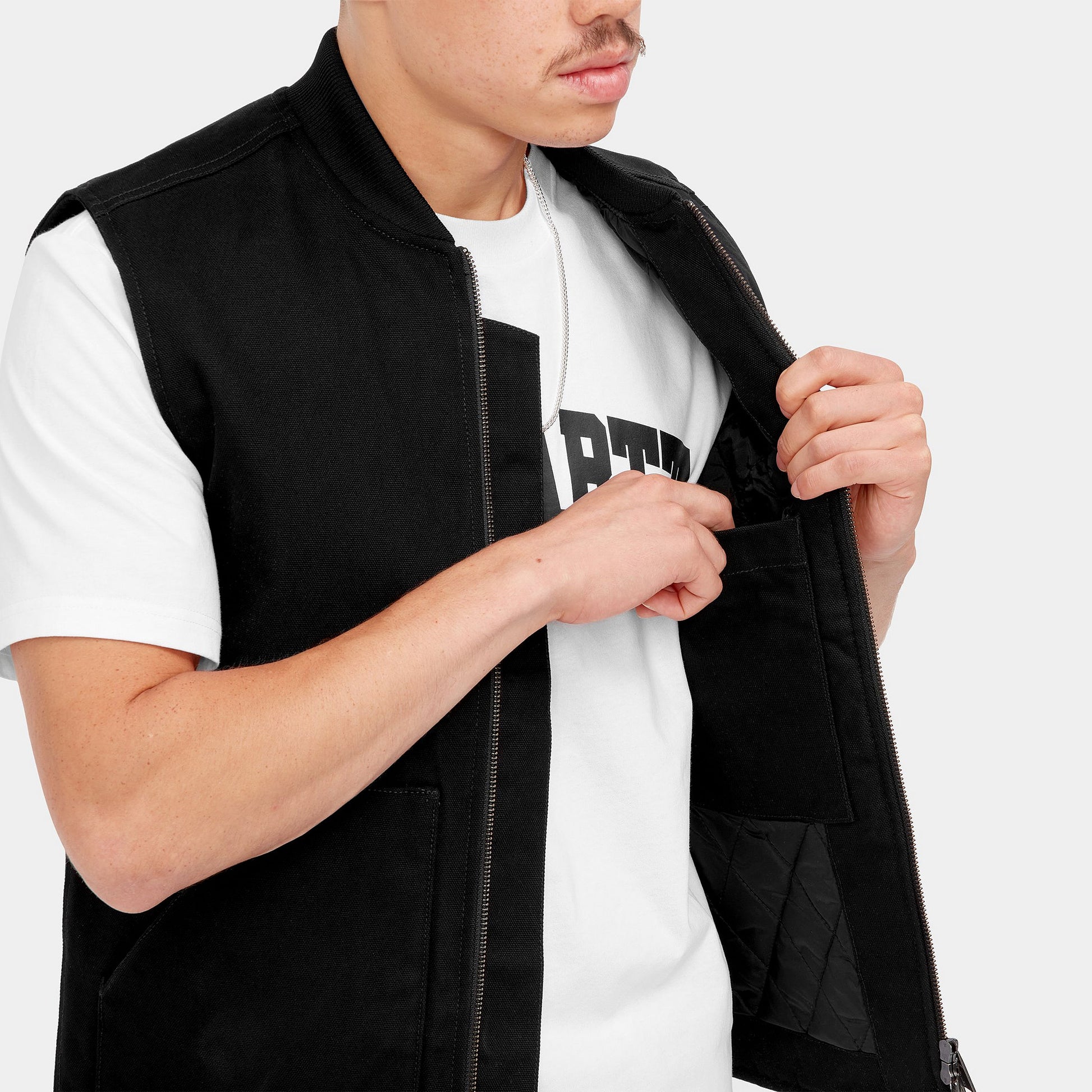 Carhartt WIP Classic Vest Blue Rigid