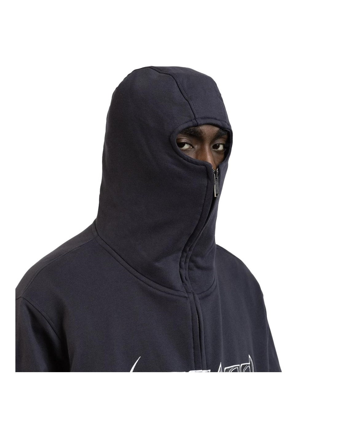 Wasted Paris Blade Balaclava Zip Hoodie - Night Blue