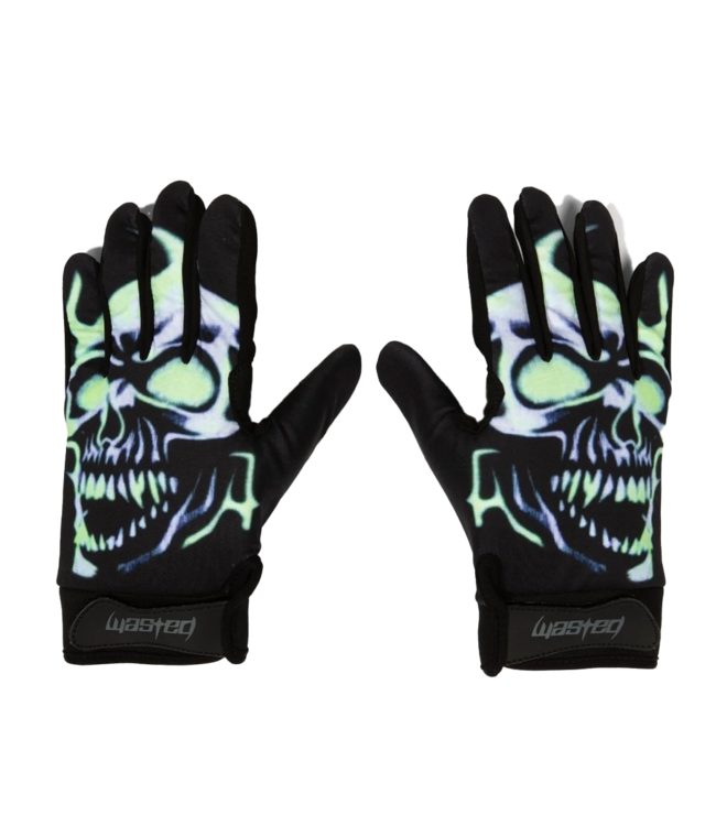 Wasted Paris Skull Gloves L/XL