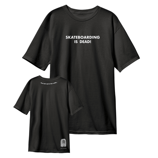 WORLD INDUSTRIES T-SHIRT SKATEBOARDING IS DEAD SS BLACK